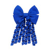 Children's Headwear Hair Accessories  Christmas Festival Roll Tassel Candy Color Bow Hairpin 3421