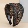 Women's Simple Style Color Block Linen Hair Band