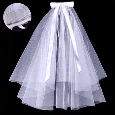 Women's Casual Retro Solid Color Gauze Birdcage Veils