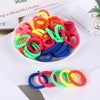 Women's Simple Style Solid Color Nylon Rib-Knit Hair Tie