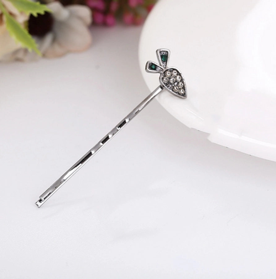 Women's Cute Basic Classic Style Heart Shape Fish Alloy Hair Clip