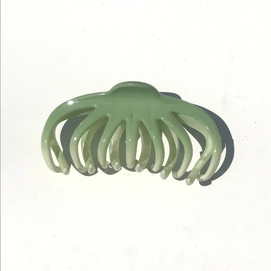 women's simple style solid color arylic hair claws