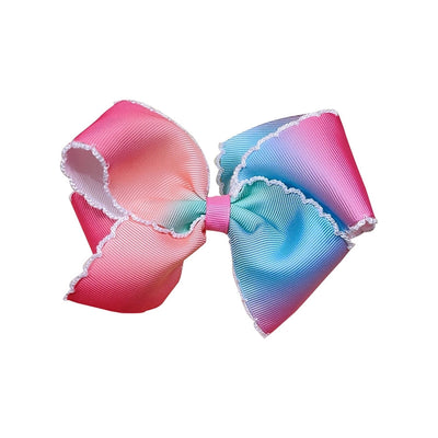 Girl'S Sweet Bow Knot Cloth Woven Belt Hair Clip