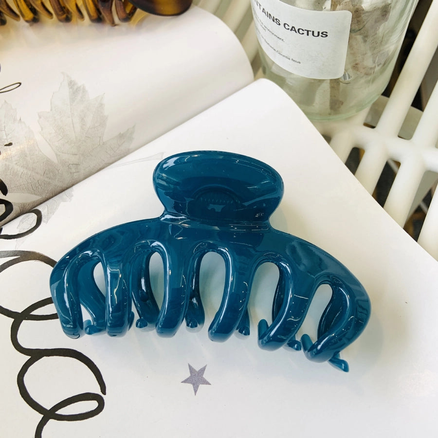 Women's Simple Style Color Block Acetic acid sheets Polishing Hair Claws