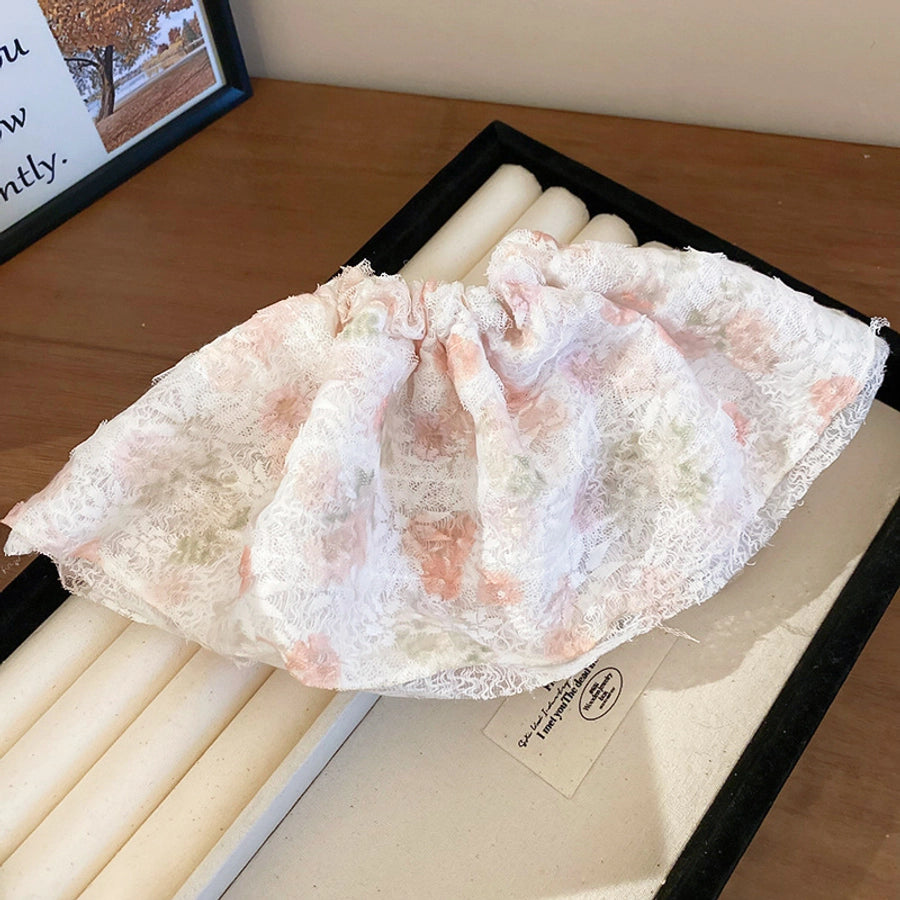 Women's Sweet Geometric Cloth Hair Tie