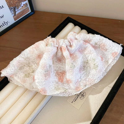 Women's Sweet Geometric Cloth Hair Tie