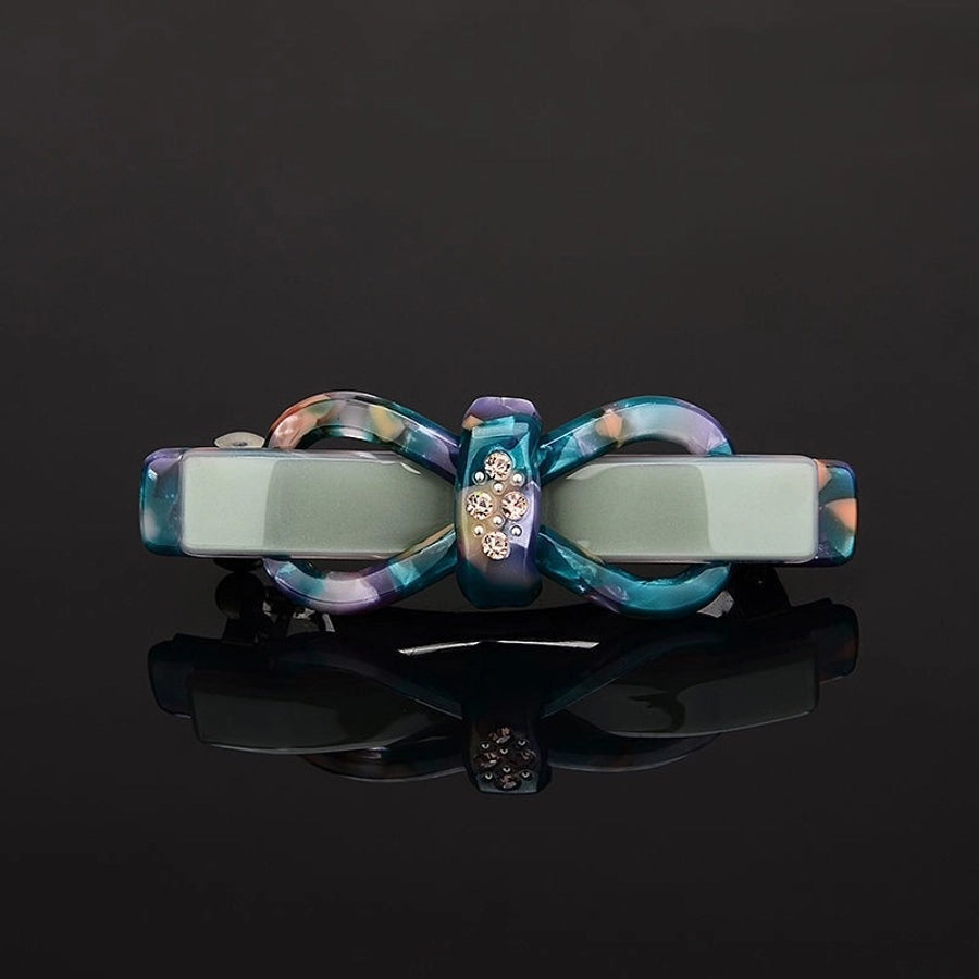 Women's Simple Style Bow Knot Acetic acid sheets Hair Clip