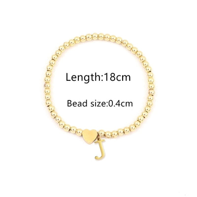 Simple Style Classic Style Letter 201 Stainless Steel 304 Stainless Steel Bracelets In Bulk