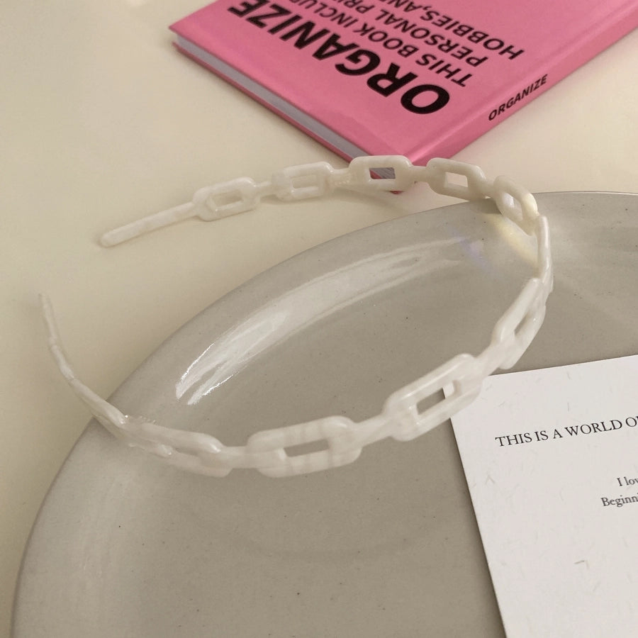 Women's Casual Simple Style Streetwear Solid Color Acetic acid sheets Hair Band