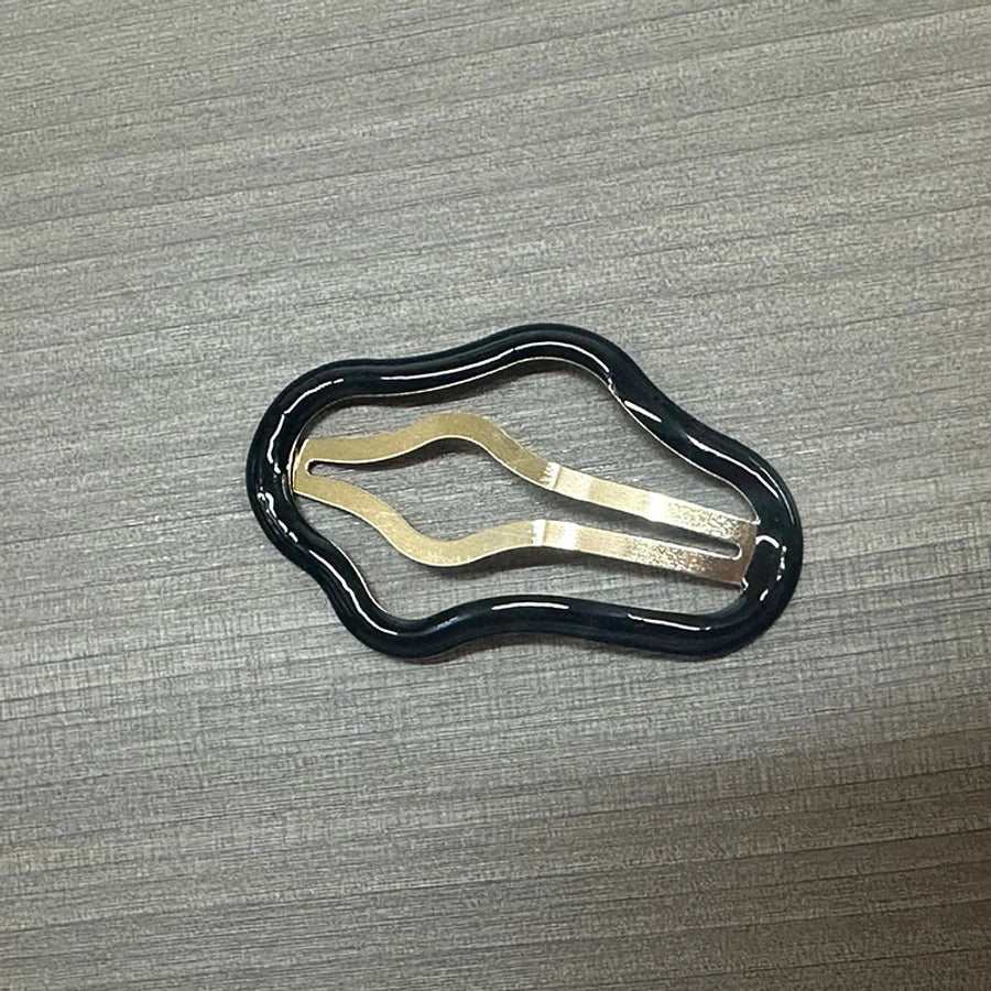 Women's Simple Style Commute Clouds Solid Color Metal Hollow Out Hair Clip