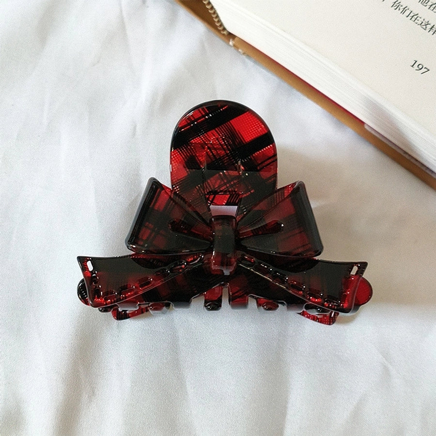 Women's Simple Style Streetwear Bow Knot Acetic acid sheets Handmade Hair Claws