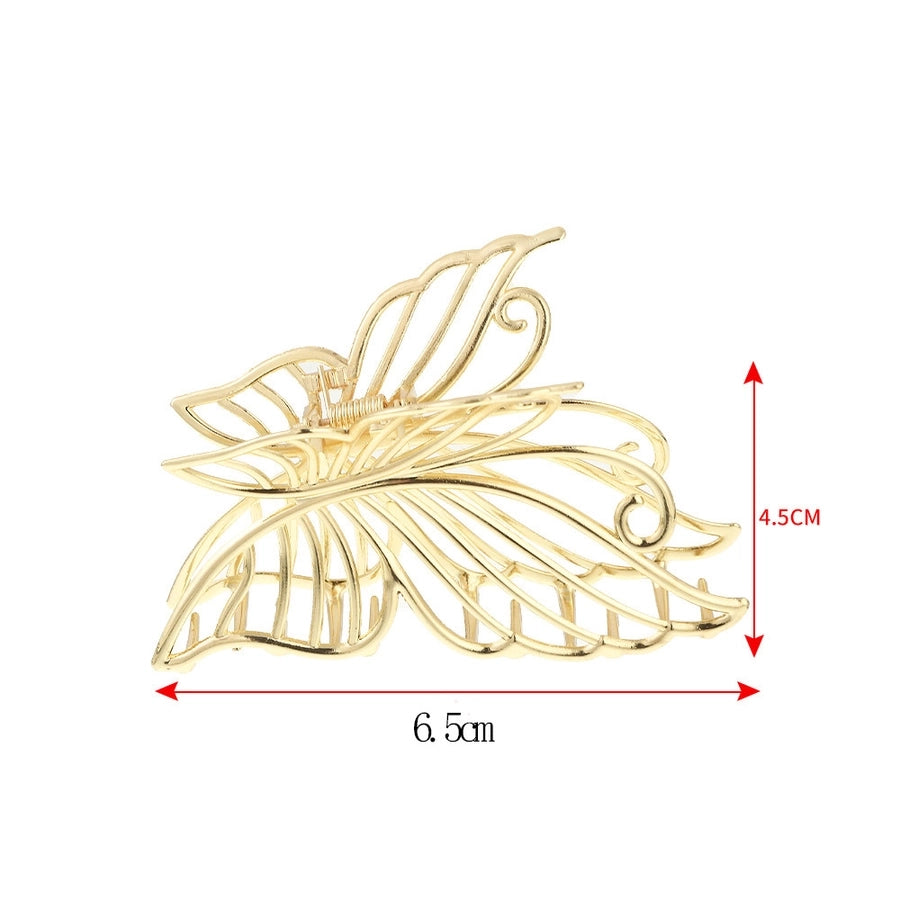 High-grade hollow tassel bow hairpin female back head high-grade grip medium shark clip  New