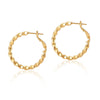 1 Pair Casual Exaggerated Classic Style Circle Plating Copper 18K Gold Plated Earrings