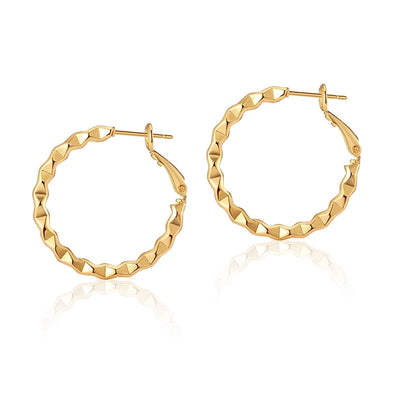 1 Pair Casual Exaggerated Classic Style Circle Plating Copper 18K Gold Plated Earrings