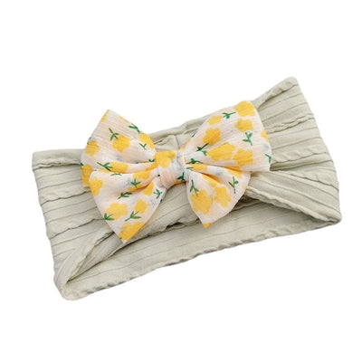 Kid'S Japanese Style Bow Knot Nylon Cloth Hair Band