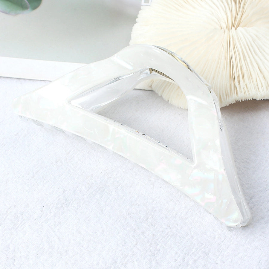 simple style triangle arylic stoving varnish hair claws 1 piece