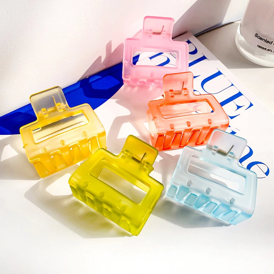 simple style solid color  ps handmade hair claws 1 piece