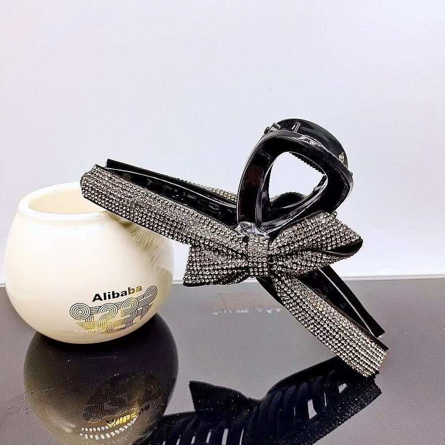 Women's Simple Style Classic Style Color Block Alloy Rhinestone Inlay Rhinestones Hair Claws