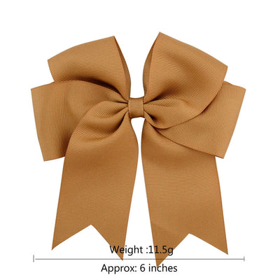 new korean ribbed satin fishtail double-layer bow hairpin