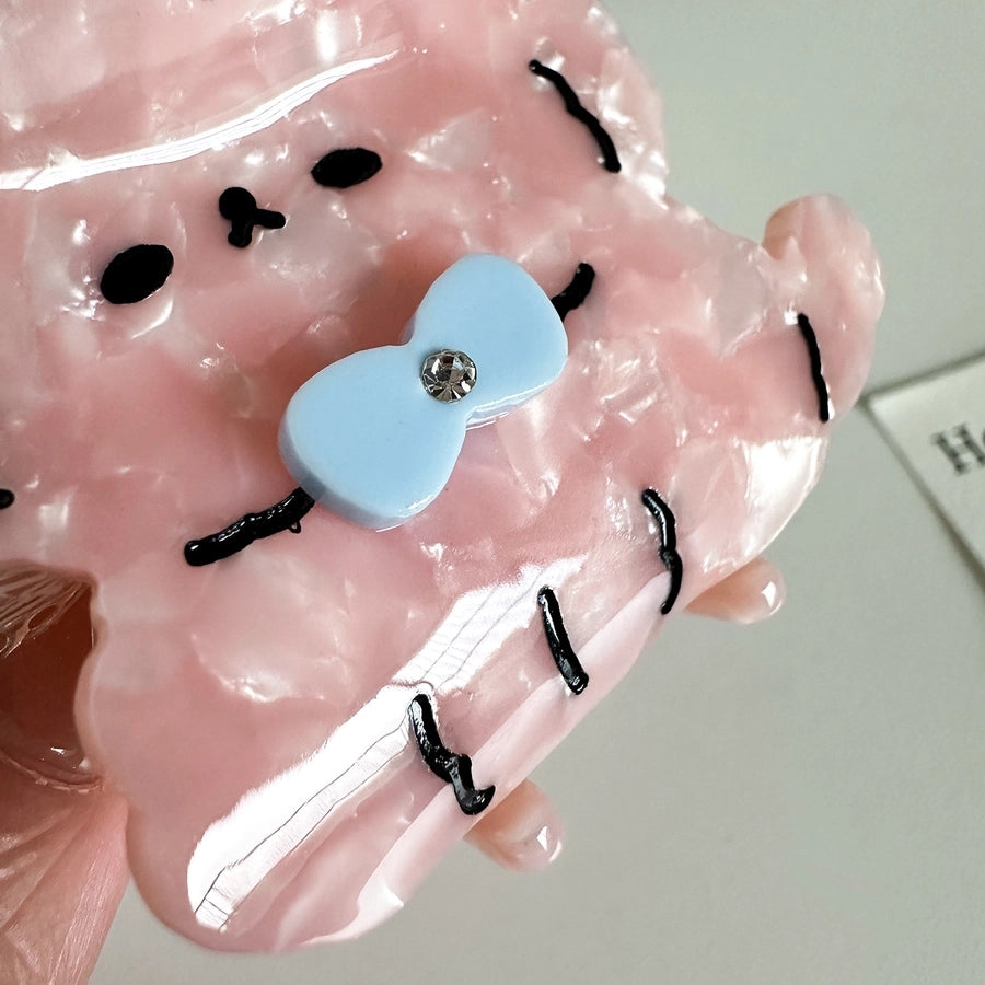 Women's Basic Simple Style Dog Acetic acid sheets Hair Claws