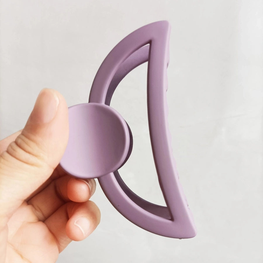 Milk Tea Color Grab Clip  Girl's Hair Grab Head Shark Clip Summer Hair Clip Hair Accessories