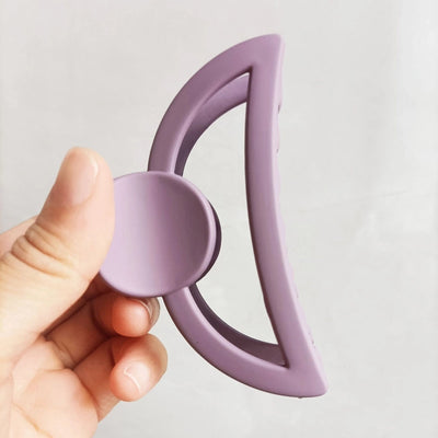 Milk Tea Color Grab Clip  Girl's Hair Grab Head Shark Clip Summer Hair Clip Hair Accessories