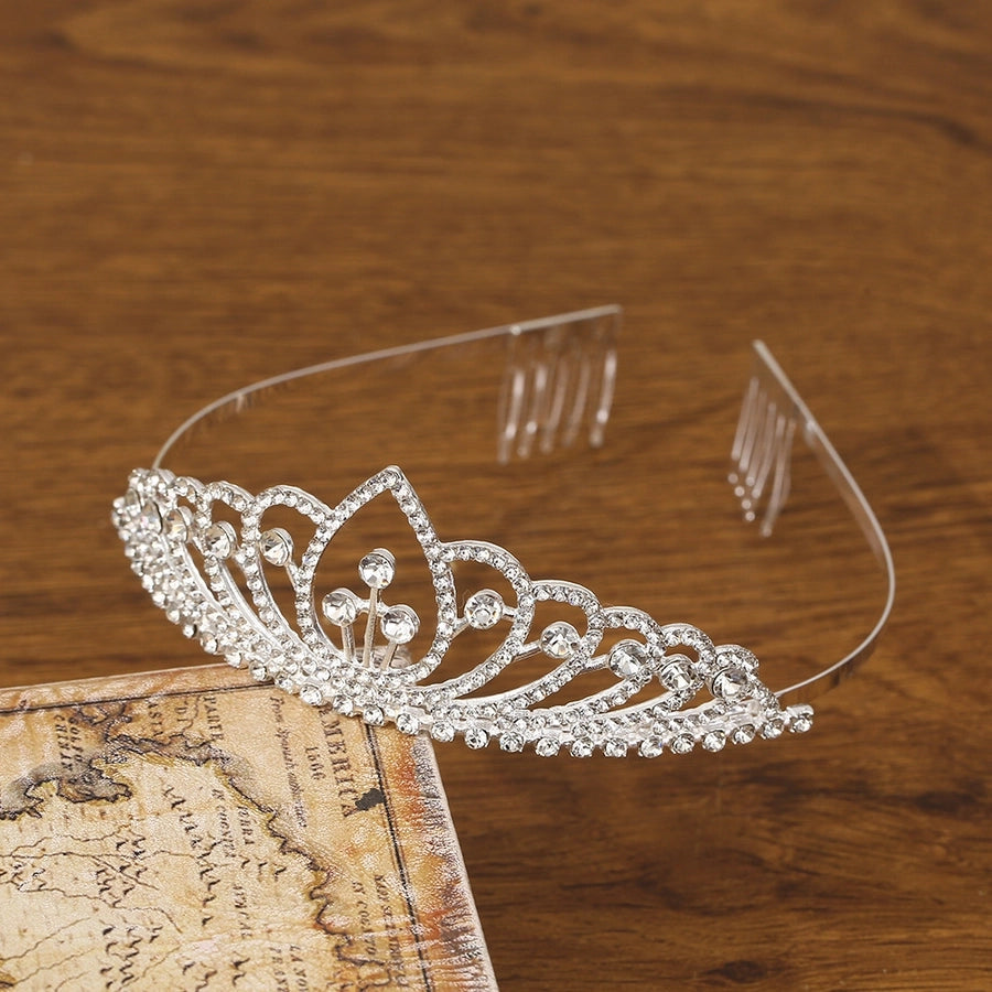 Women's Elegant Lady Streetwear Crown Alloy Plating Inlay Rhinestones Crown