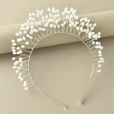 fashion leaf alloy hair band 1 piece