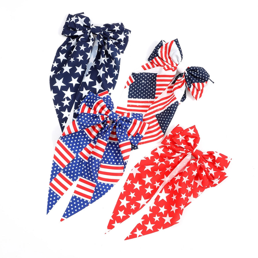 Women's Simple Style Classic Style American Flag Cloth Hair Clip