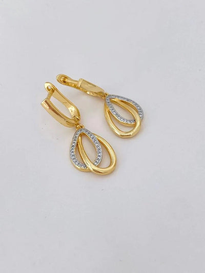 Jewelry Vintage Style Classic Style Geometric Copper Zircon Rings Earrings Necklace