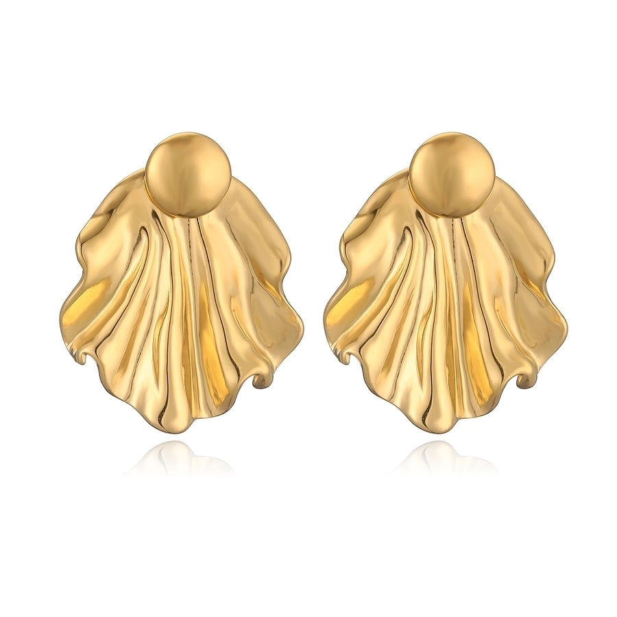 1 Pair Retro Simple Style Commute Geometric 304 Stainless Steel Ear Studs