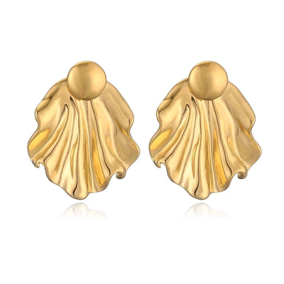 1 Pair Retro Simple Style Commute Geometric 304 Stainless Steel Ear Studs