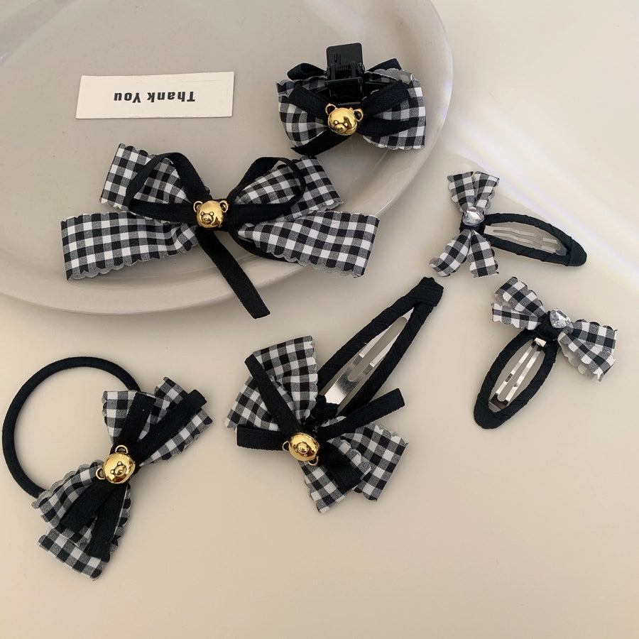 Women's Simple Style Classic Style Bow Knot Cloth Hair Clip Hair Tie Hair Claws