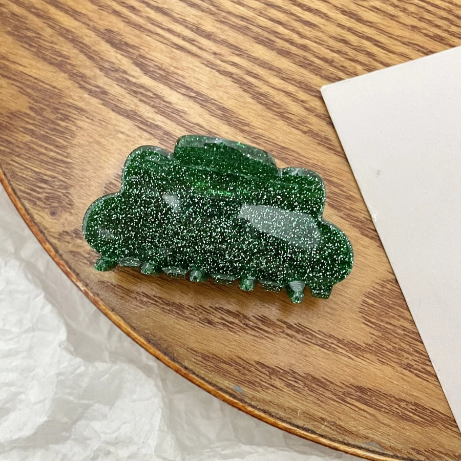 sweet solid color arylic hair claws