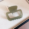 Women's Sweet Solid Color Arylic Hair Claws