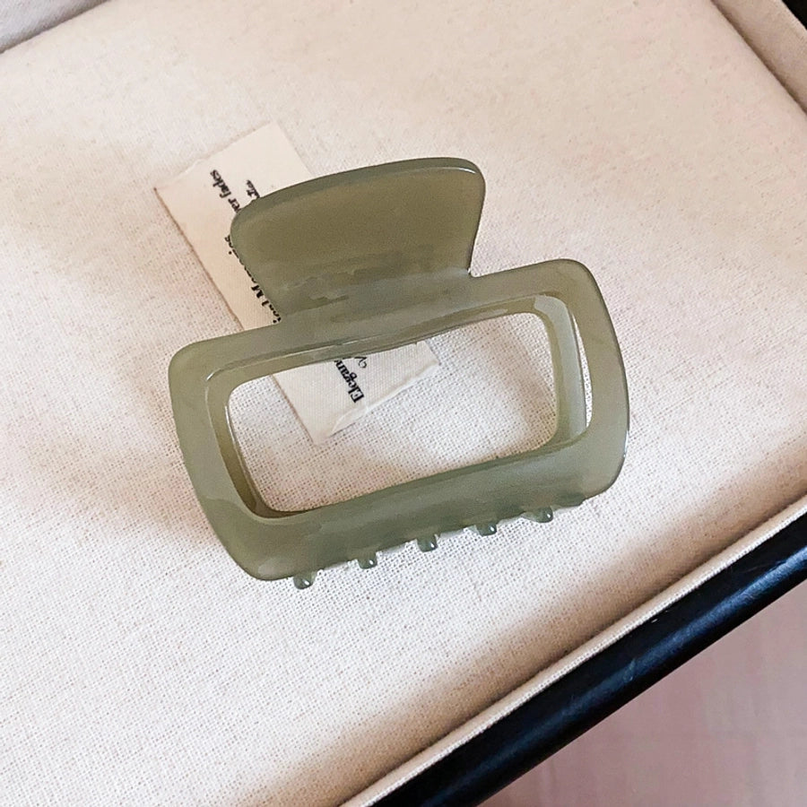 Women's Sweet Solid Color Arylic Hair Claws