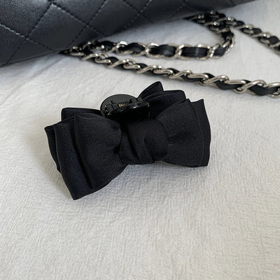 Women's Elegant Bow Knot Satin Hair Claws