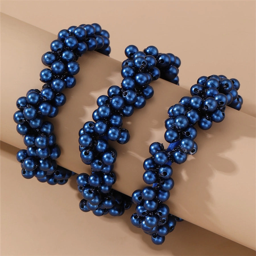 Women's Fairy Style Sweet Simple Style Round Imitation Pearl Beaded Artificial Pearls Hair Tie