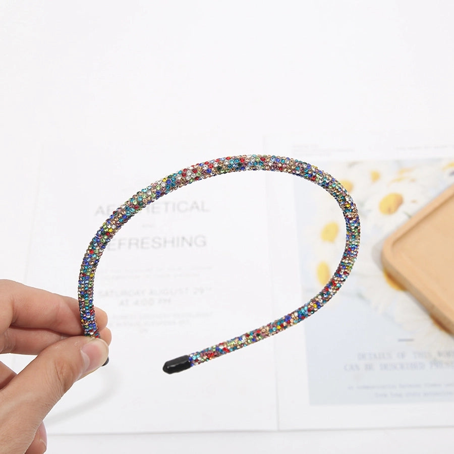 fashion geometric rhinestone hair band 1 piece