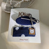 Sweet Simple Style Women's Plaid Bow Knot Cloth Hair Clip