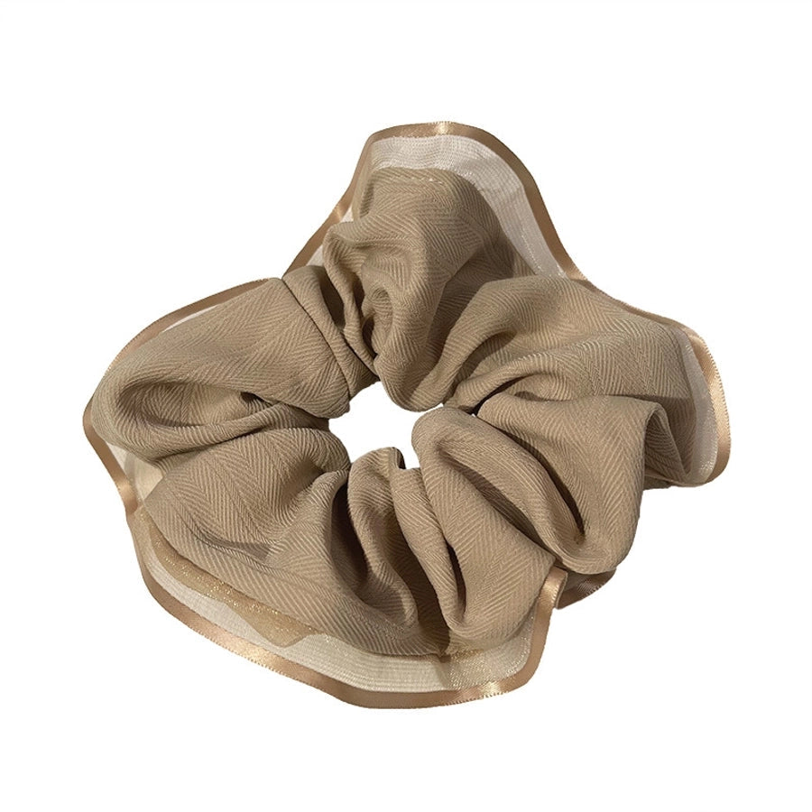 fashion geometric satin hair tie