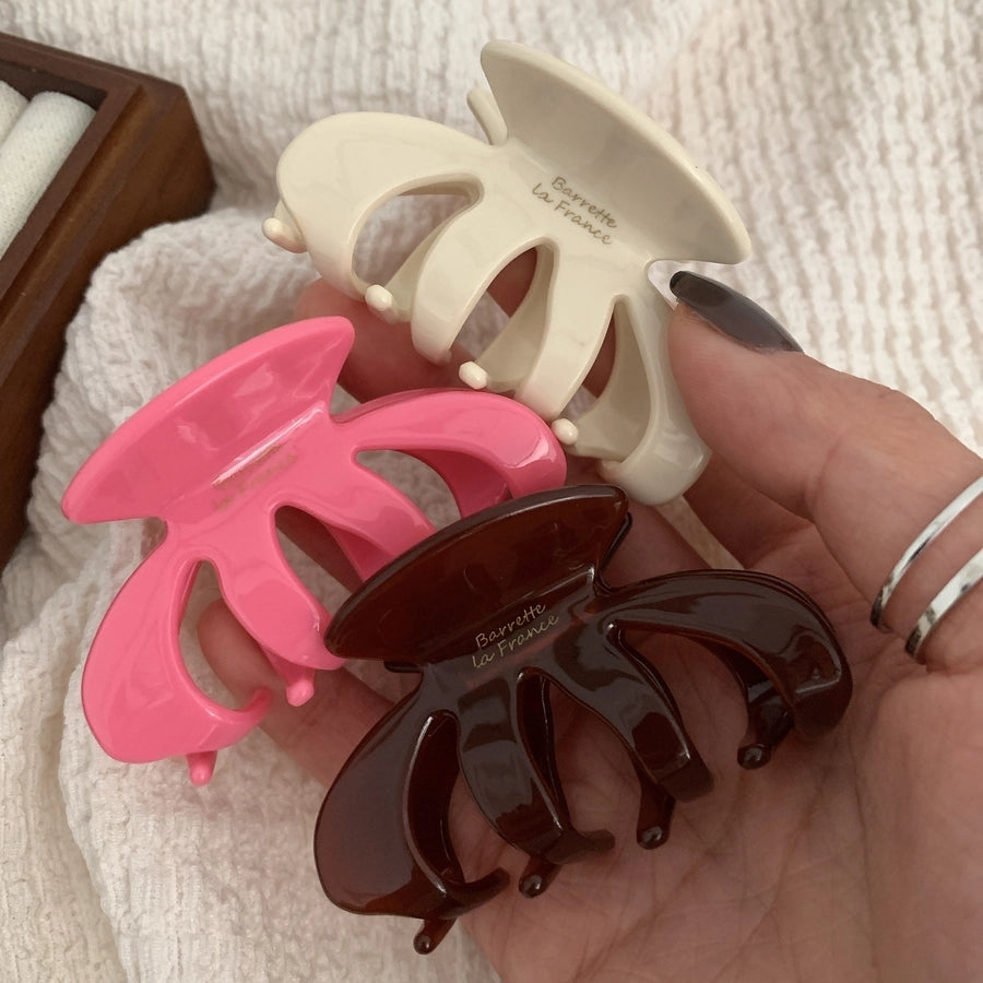 Women's Elegant Streetwear Geometric Acetic acid sheets Hair Claws