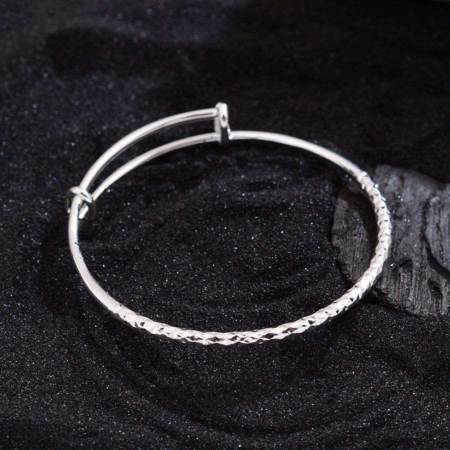 Copper Geometric Bangle