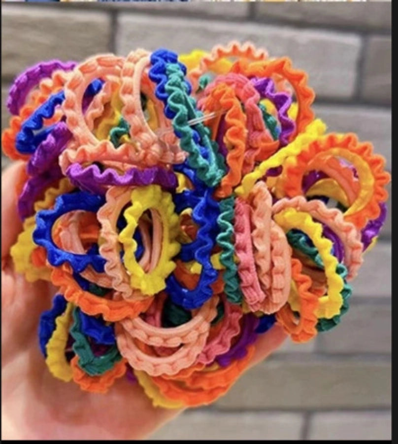 Children's Hair Tie Rubber Band Hair Band Hair Rope Girls' Baby Hair Tie Hair Rope Hair Accessories Hair Rope High Color Value Does Not Hage Hair