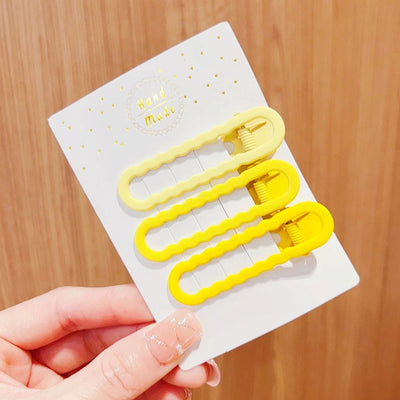 retro geometric metal stoving varnish hair clip