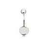 1 Piece 1 Set Belly Rings Simple Style Geometric Heart Shape 316 Stainless Steel  Plating