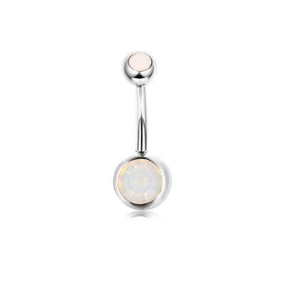 1 Piece 1 Set Belly Rings Simple Style Geometric Heart Shape 316 Stainless Steel  Plating