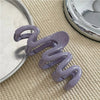 Women's Sweet Korean Style Waves Lines Plastic Hair Claws