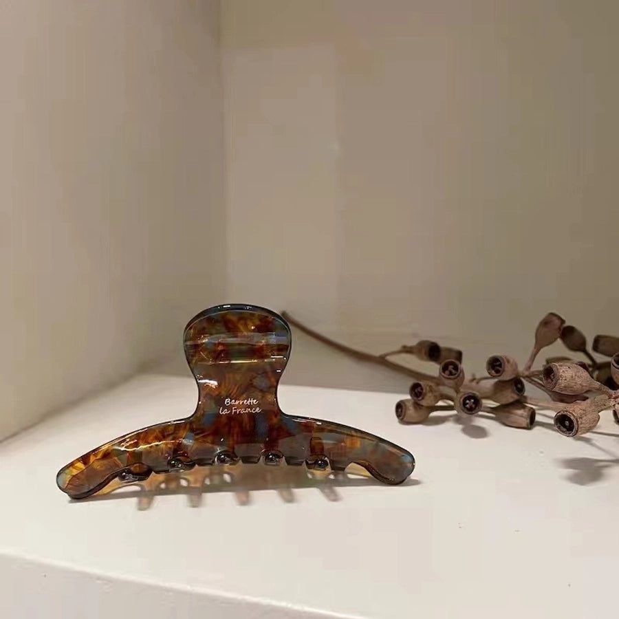 elegant solid color acetic acid sheets hair claws