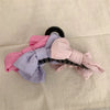 Women's Korean Style Bow Knot Plastic Cloth Hair Claws